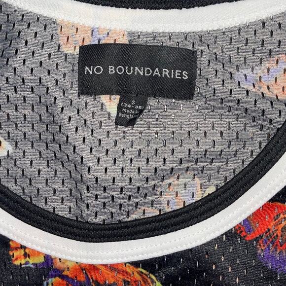 No Boundaries Mens Mesh Tank Top Butterfly Design Size Small - Picture 3 of 5
